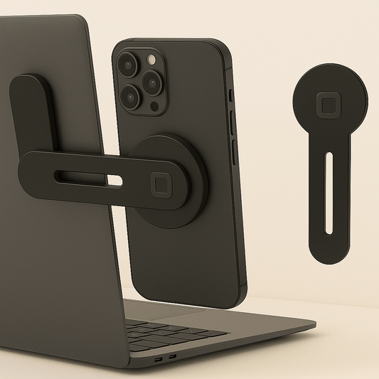 Support Telephone Portable pour Bureau Noir