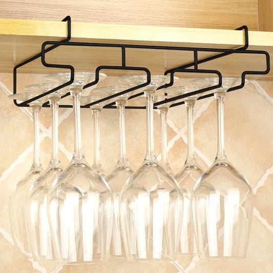 Verre Suspendu Rangement Noir
